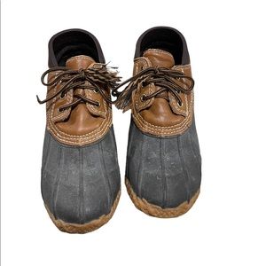 Mens navy blue duck boots